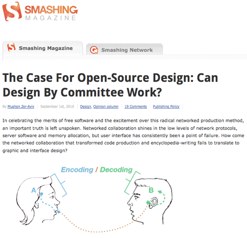 Open Source Design at Smashing Magazine